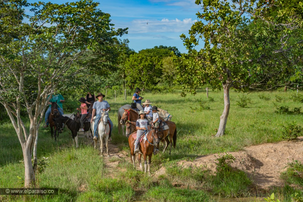 finca el paraiso yopal casanare colombia turismo aventura tradicion plan pasadia cabalgata caballos atardecer llanura turistas HD 3
