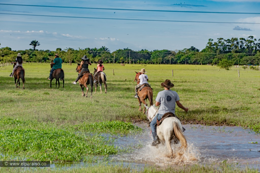 finca el paraiso yopal casanare colombia turismo aventura tradicion plan pasadia cabalgata caballos atardecer llanura turistas sabana HD 1