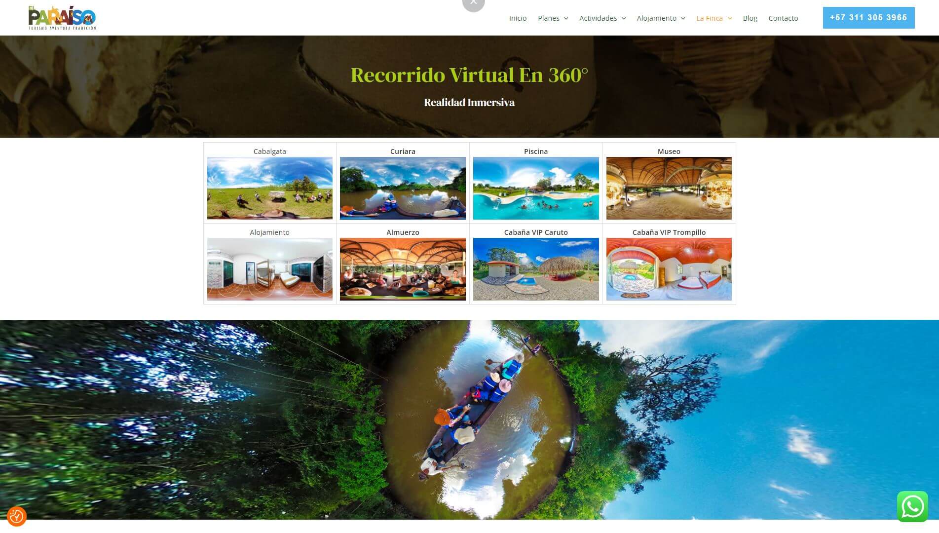 Web Recorrido Virtual en 360°